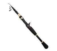 Asta telescopica per esca - Canna da pesca al carbonio, asta da viaggio portatile | Pesca a lungo termine in acqua di mare, attrezzatura da leggera pieghevole, zaino con asta compatta