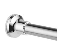 Asta telescopica per tenda da doccia, in acciaio inox, allungabile, senza fori e senza ruggine, asta telescopica per finestre del bagno, vasca da bagno, tenda da doccia (Sliber 72-254 cm Φ25 mm)
