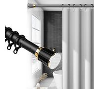 Asta telescopica regolabile, 40-500 cm, senza trapano, facile montaggio a pressione, perfetta per armadio, bagno, soggiorno, staffa a molla, design moderno