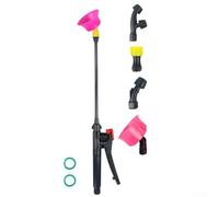 Asta telescopica regolabile con 5 ugelli per irrigazione giardino e albero, progettato per portata flessibile e conservazione dell'acqua (plastica)