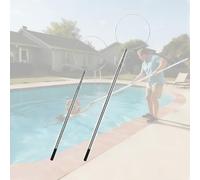 Asta Telescopica Regolabile in Acciaio Inossidabile Leggero La Sicurezza in Acqua,Specializzata di Soccorso di Emergenza per Vittime di Annegamento,4m