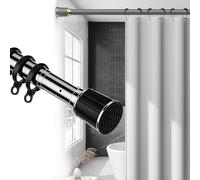 Asta telescopica regolabile per tenda da doccia, 40-500 cm, installazione senza trapano, design salvaspazio, perfetta per bagno, armadio, soggiorno, facile da installare, versatile