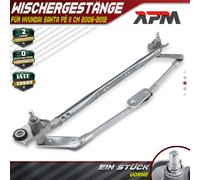 Asta Tergicristallo Senza Motore Anteriore per Hyundai Santa Fé II CM 2.0L-3.5L