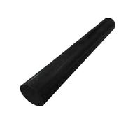 Asta Tonda In Copolimero Acetale 1 Pezzo - Barra Solida In Plastica Riutilizzabile Bianca(Black,65x500mm)