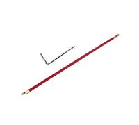 Asta Truss Rod per Chitarra e Basso Ch19 Regolabile a Doppio Senso Rosso | Montaggio Semplice, Punto di Saldatura Fisso, Chiave Inclusa, Acciaio, Regolazione a Compressione
