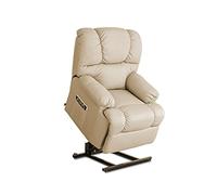 Astan Hogar automatik Up poltrona Relax con massaggio. funzione aiuto Alza persone E reclinazione elettrica, imbottitura poliuretano PUR 30kgs/M3, Sabbia, medio