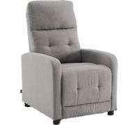 ASTAN HOGAR Poltrona Relax con reclinazione manuale, rivestita in tessuto, modello Yum AH-AR31000TP, Taupe,