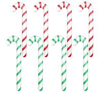ASTARON 8 Pack 35"bastoncini di zucchero gonfiabili natalizi per decorazioni natalizie, bastoncini di zucchero giganti per decorazioni natalizie all'aperto, forniture per decorazioni