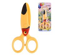Astaron forbice di sicurezza per bambini, forbici a forma di tucano per età prescolare, in plastica per forniture scolastiche e album di ritagli, 3 stili