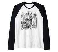 Astaroth La Bestia Incoronata di Bradipo Maglia con Maniche Raglan