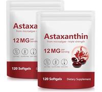 Astaxantina 12 mg, 120 capsule Occhi e pelle,2pcs