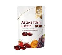 Astaxantina 24 mg e luteina 40 mg | Dalle microalghe, con zeaxantina | Supporta la cura quotidiana degli occhi | Fornitura per 60 giorni,1pcs