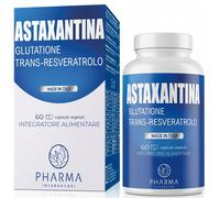 Astaxantina 8 mg - Integratore con Resveratrolo e Glutatione - 60 capsule | 1 ca