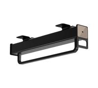 Aste Appendiabiti Estensibili, Binari Appendiabiti A Scomparsa, Binari Doppi Silenziosi, Distanziatori Antiscivolo, Elevata Capacità Di Carico(Black 1-PACK,51cm/20in)