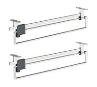 Aste Appendiabiti Estensibili Per Armadi, Aste Appendiabiti Estraibili, Facile Accesso, Elevata Capacità Di Carico, Per Camere Da Letto, Corridoi, Lavanderie(2-pack,25cm/9.8in)