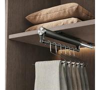 Aste Appendiabiti Estraibili Aste Appendiabiti Regolabili In Acciaio Inossidabile Per Carichi Pesanti Aste Appendiabiti Con Montaggio Dall'alto Per Riporre I Vestiti(30cm/11.8in)