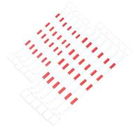 Aste barriera a cono stradale retrattile in PVC | Multicolore, taglia 1,2-2 M: controllo della folla nel traffico, isolamento del parcheggio(B 12pcs)