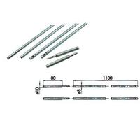 Aste Complete per Serrature Infilare 06415 Ø 10 mm (06415000) 1 Coppia Cisa