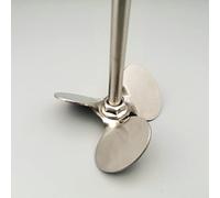 Aste di miscelazione con agitatore aereo, Asta di agitazione in acciaio inossidabile 304 con lama da 40 mm a 120 mm, 250-450 mm(100mm blade with rod)