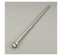 Aste di miscelazione con agitatore aereo, Asta di agitazione sopraelevata da laboratorio in acciaio inox 304 con lama a tre lame a 45° e asta di dispersione, diverse dimensioni(8x300mm Type-2)