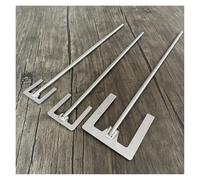 Aste di miscelazione con agitatore aereo, Asta di agitazione sopraelevata, pala da laboratorio tipo E in acciaio inox 304 for dispersione, diverse dimensioni(70x8x350mm)