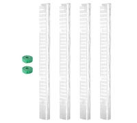 Aste di muschio - PP, 61 x 10 cm, aste di supporto per piante, supporto permanente per la crescita, impedisce il rifiuto della pianta, stabilità in interni ed esterni, gambo muschio, per