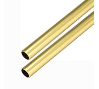 Aste di rame, asta di ottone, tubo di ottone Tubo cavo dritto stato duro 1 mm 1,2 mm 1,3 mm 1,5 mm 1,6 mm 1,8 mmOD 0,2 mm 0,25 mm 0,3 mm 0,4 mm Spessore parete 500 mm lunghezza 2 pezzi, 1,5 mm*0,5 mm*