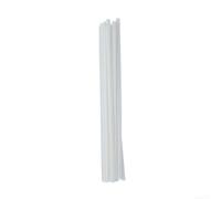 Aste di saldatura in plastica, 10 pezzi, 250 mm, multi materiale, in ABS, PP, PVC, PE, kit di riparazione auto per tubi del serbatoio con guscio incrinato (bianco)