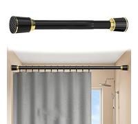 Aste di tensione regolabili, senza foratura, 410-500 cm, resistenti alla ruggine, per divisorio spaziale, antiscivolo, per armadio, divisorio, 210-300 cm, colore nero