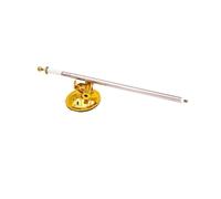 Aste estensibili in acciaio inox antiruggine per bandiera auto, base a ventosa rimovibile, per parate, cerimonie, esterni, bandiere per veicoli