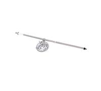 Aste estensibili in acciaio inox antiruggine per bandiera auto, base a ventosa rimovibile, per parate, cerimonie, esterni, bandiere per veicoli