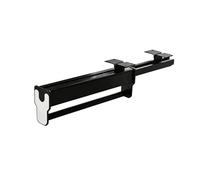 Aste Estraibili Per Appendere I Pantaloni,binari Scorrevoli Regolabili Montati Nella Parte Superiore Dell'armadio,aste Estensibili Per Appendere I Vestiti Nell'armadio(Black,55cm/21.7in)