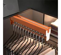 Aste Estraibili Per Appendere I Pantaloni,binari Scorrevoli Regolabili Montati Nella Parte Superiore Dell'armadio,aste Estensibili Per Appendere I Vestiti Nell'armadio(Orange,45cm/17.8in)