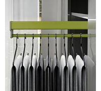 Aste Estraibili Per Appendere I Pantaloni,binari Scorrevoli Regolabili Montati Nella Parte Superiore Dell'armadio,aste Estensibili Per Appendere I Vestiti Nell'armadio(Green,50cm/19.7in)