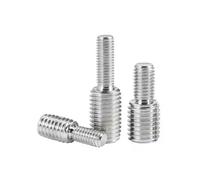 Aste filettate a doppia estremità in acciaio inossidabile 304 | Adattatori e convertitori for fotocamera M3-M10, 4-20 mm: acciaio inossidabile 304, 5 pezzi(M5x15-m6x15)