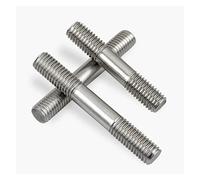 Aste filettate a doppia estremità in acciaio inossidabile 304 | M3 M4 M5 M6 M8 M10 20-200mm 1/2/5 pezzi Uso industriale: acciaio inossidabile 304(140mm M10 1pcs)