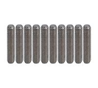 Aste filettate in acciaio inossidabile, barra filettata durevole da 0,7 mm, resistente all'usura - Elevata durezza, elevata resistenza alla torsione, uso industriale e meccanico (4808-0004-0020)