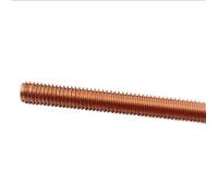 Aste for borchie con barra metrica completamente filettata in rame 1pc M4 M5 M6 M8 M10 M12 M16 M18 M20(M4x50mm 1pc)