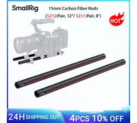 SmallRig 5211 Aste in fibra di carbonio da 15 mm (coppia, 8")