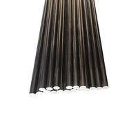Aste in fibra di vetro nera da 10 pezzi da 500 mm, asta in fibra di vetro solida diametro 1-11 mm, barra in fibra for materiale isolante(3.0x500mm)