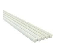 Aste In Fibra Di Vetro Solide Bianche Da 10 Pezzi, Diametro 0,8-10 Mm, Lunghezza 500 Mm, Materiale Isolante For Supporti Artigianali Fai-da-te(10pcs 0.8x500mm)