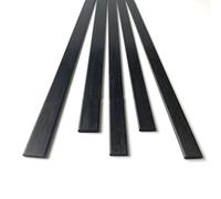 aste in grafite, Fogli in fibra di carbonio varie dimensioni, lunghezza 500 mm, confezione da 8 for aeromodelli(1mmx5mm)