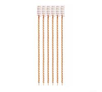 Aste in rame puro per antenne elettroculturali, pali da giardino in rame da 35 cm per aumentare la crescita delle piante, strumenti da giardinaggio biologici per supporti vegetali e aiuole