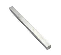 Aste in Titanio Barra Quadrata in Lega di Titanio TC4 Lunghezza 500 mm buona Resistenza alla corrosione Elevata Resistenza Meccanica per l'industria Medica e Sanitaria, Lunghezza Laterale 6 mm