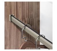 Aste per appendere il guardaroba, Kit di barre for armadio lunghe 20, 30, 40, 50 e 60 pollici con staffa - Tubo for binario for armadio a parete - Kit for sistema di organizzazione dell'armadio(Gold,6