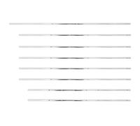 Aste per calcio balilla 8 pz 15,9 mm