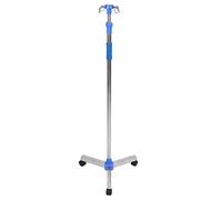 Aste per Flebo con Ruote, Supporto per Fleboclisi per Infusione Endovenosa, Supporto per Asta Portatile - Acciaio Inossidabile Addensato, Altezza Regolabile, Gambe con Staffa per Ruote Universali