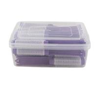 Aste Per Permanente Capelli Aste Per Permanente Rulli Per Capelli Aste Per Permanente Strumento Nessun Danno Ai Capelli Facile Usare Per La Casa Salone Styling Resina Plastica (Viola)