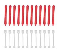 Aste per permanenti Aste per permanenti in plastica Bigodini Rulli arricciacapelli per capelli a onda fredda per uso domestico in salone Materiale PP di alta qualità Set 12 pezzi