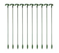 Aste per piante da appartamento, aste e pali riutilizzabili | 10 pali di supporto per peonie, coltivazione all'aperto, per ortaggi, rose, pomodori, gigli, Phalaenopsis, bonsai, serra